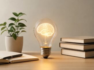 An open futuristic AI core sending luminous pathways into multiple digital development environments.