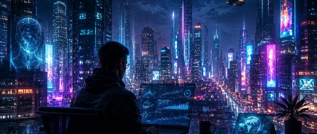 Cyberpunk hero
