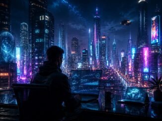 Cyberpunk hero