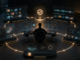 A solo media operator overseeing a circular AI-assisted workflow for research, creation, approval, distribution and analytics.